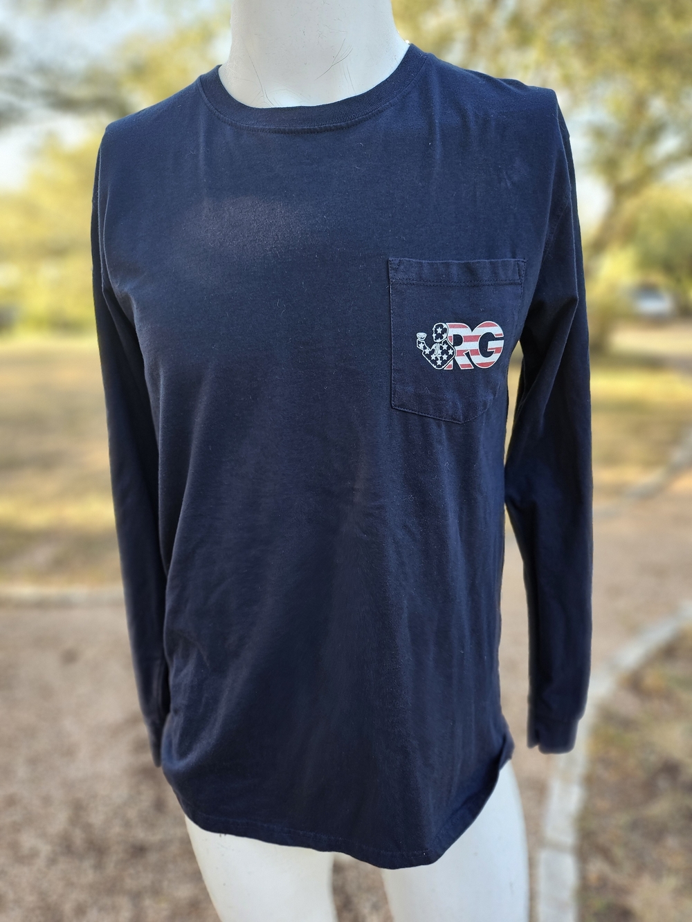Rowdy Gentleman Pocket Tee Black - Back To Back World War Champs USA L
